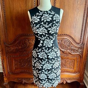 BCBGMAXAZRIA ‘Laurine’ Dress (Black/White, Size 0)